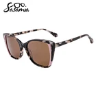 Женские солнцезащитные очки SASAMIA, женские очки из ацетата, модные очки для женщин, поляризационные очки UV400, Oculos Gafas De So
