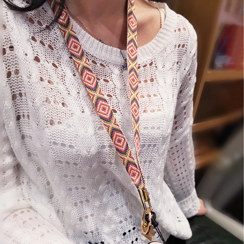 Chinese Lucky Bag Phone Lanyard Strap for Iphone Huawei Redmi Samsung Xiaomi Mobile Phone ID Card Long Hanging Rope String