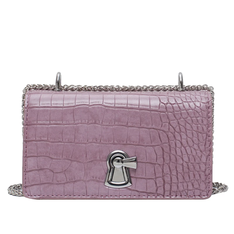 

Stone pattern small high-quality leather shoulder bag female 2020 summer fashion chain luxury handbag crossbody bag