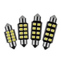 10pcs dome lamps 31mm 36mm 39mm 41mm festoon 8smd led error free2835 canbus c5w led interior reading white ice blue bulbs
