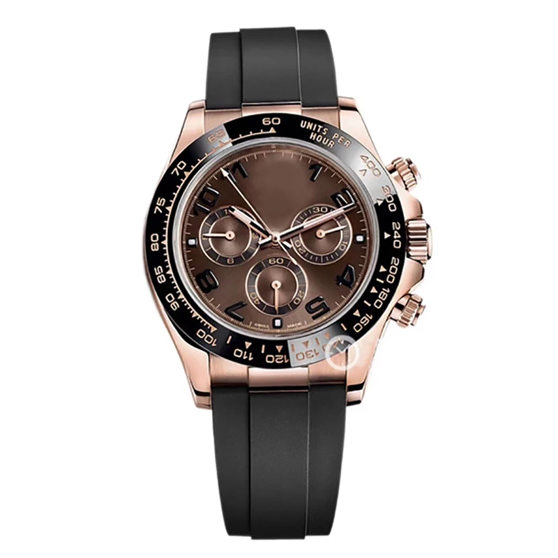 2021 mens watch Rose Gold daytona Ceramic Bezel Sapphire Glass 316L stainless steel 2813 automatic machine mens Watches