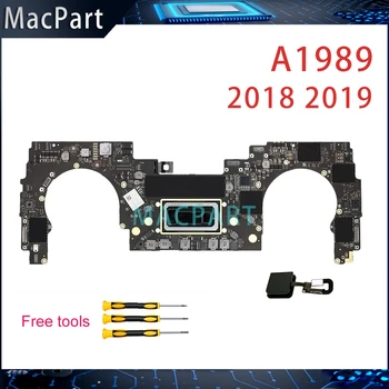 オリジナルのテスト済みマザーボードA1989,ロジックボード820-00850-a,macbook pro è ce用,13インチ,i5 i7,8GB,16GB,2018 GB,2019年,タッチID付き