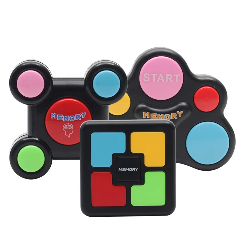 Память игры огни и звук Повторите мой мигающий Souptoys тренировки памяти электронная консоль головоломки антистрессовая игрушка