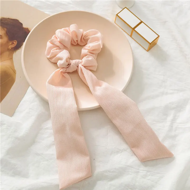 Резинка для волос с кисточками Женская Модный Элегантный мягкий однотонный