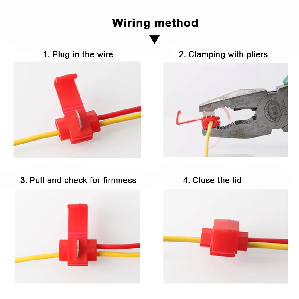 Соединитель проводного Кабеля быстроразъемный соединитель клемма холодного