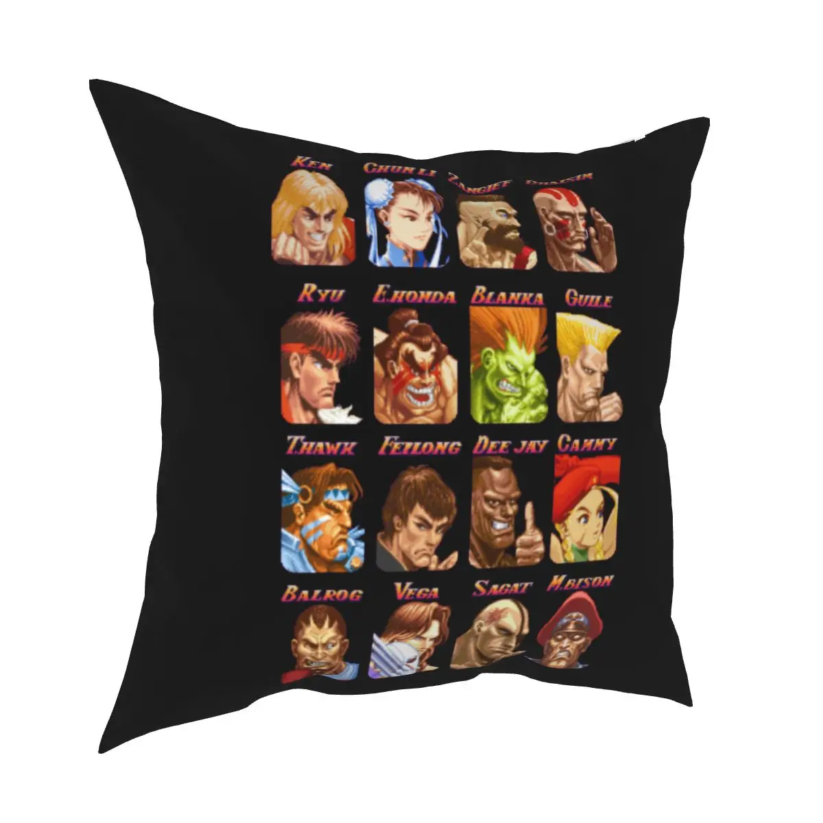 

Street Fighter Select Printed Polyester Cushion Cover Gift Home Throw Pillow Case Cover Zipper 45*45cm Cushion Covers