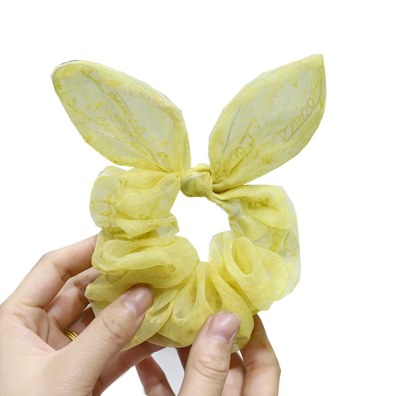 Новинка обруч для волос с кроличьими ушками резинка кольцо аксессуары колец |