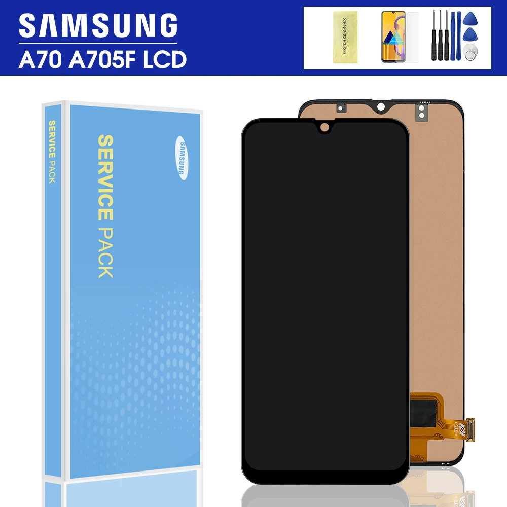 6,5 ''дисплей для samsung Galaxy A70 A705 A705F A705DS ЖК-дисплей сенсорный экран дигитайзер в сборе для samsung A 70 lcd