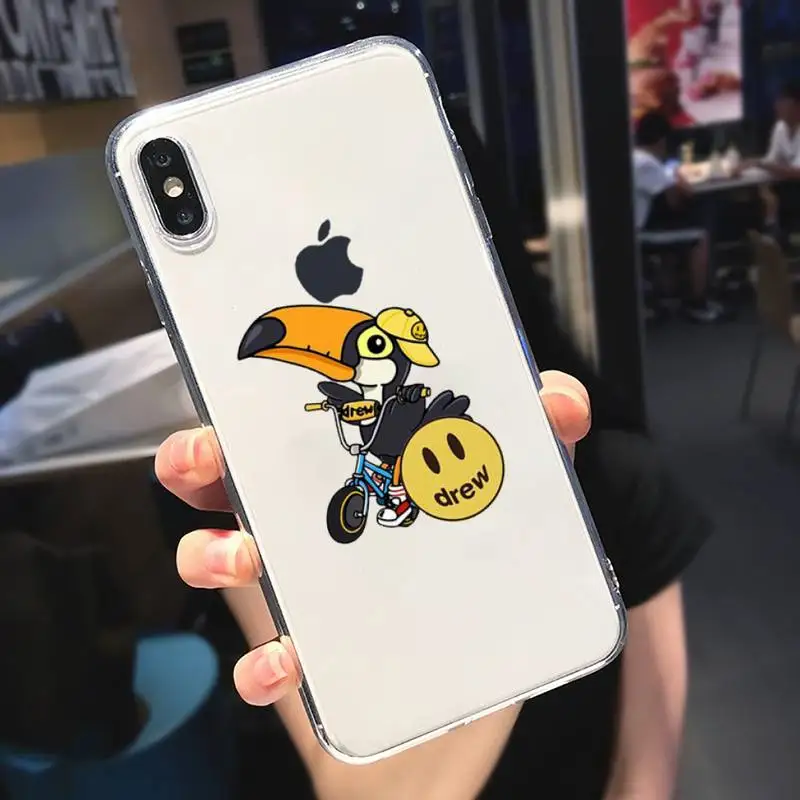 

Justin Bieber drew house Pizza Phone Case Transparent soft For iphone 5 5s 5c se 6 6s 7 8 11 12 plus mini x xs xr pro max