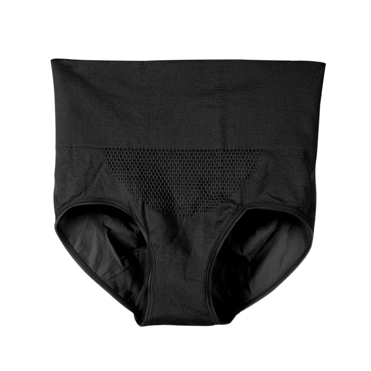 High Waist Black Новые 3D соты высокой талией женское нижнее белье сексуальные трусики из хлопка с кружевами бесшовное корректирующее белье трусы для женщин Seluar Dalam - Цвет: High Waist Black
