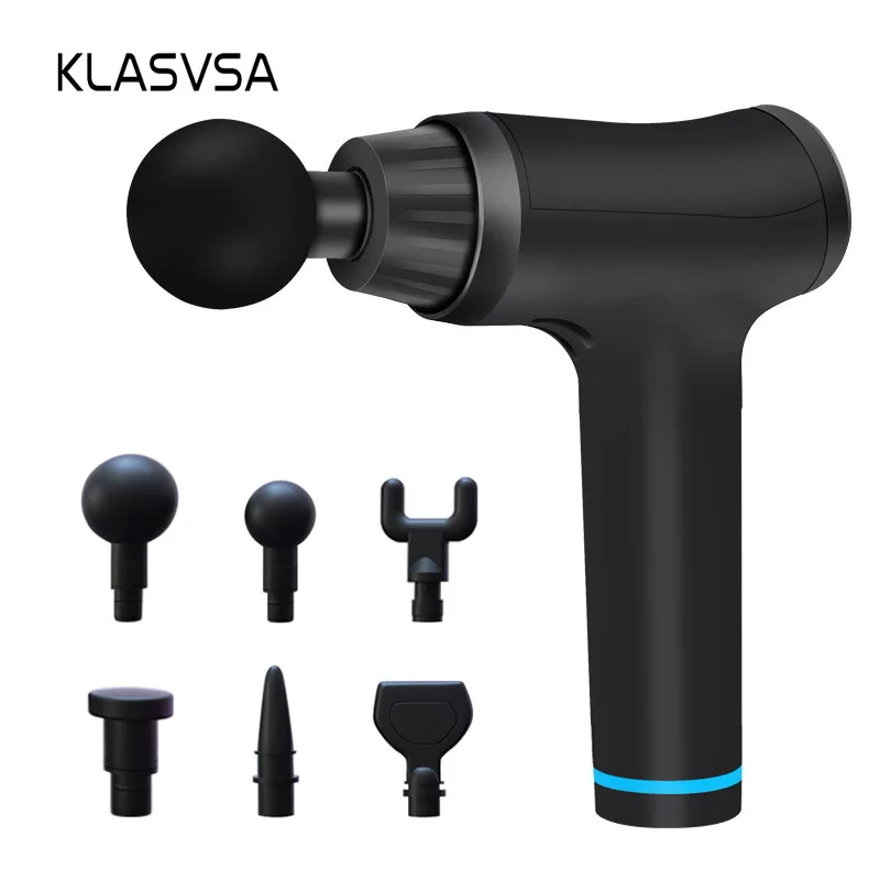 Массажер KLASVSA Электрический для глубокой релаксации мышц|Fascia чехол пистолет| |