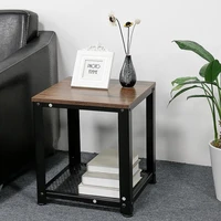 simple bedside table 40 240 245cm with iron net chassis magazine book shelf storage cabinet home bedroom furniture hwc
