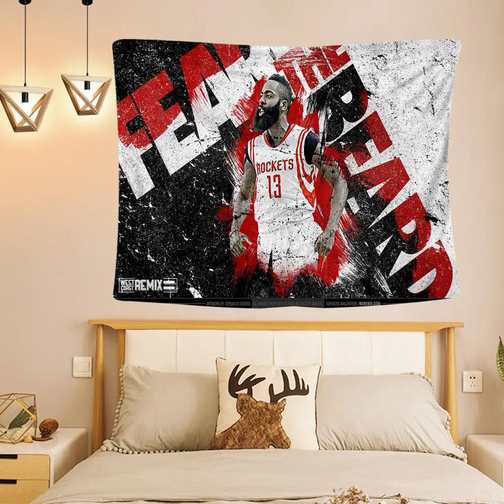 Настенный Ковер для озерной баскетбольной стены домашнего декора гобелен 130x150 см