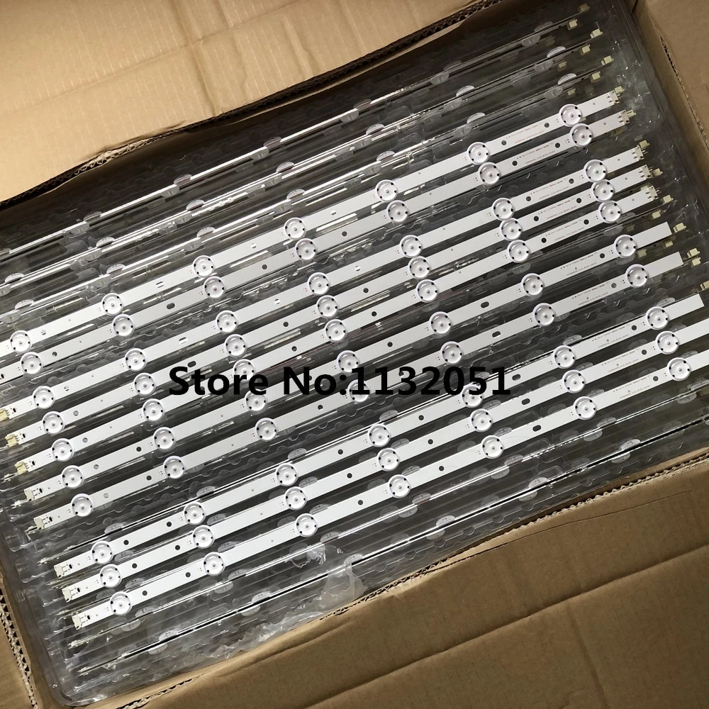 Новый комплект) 10 шт. светодиодный подсветка полосы Набор для Vi zio D58u D3 SVG580A02L(5 шт.)