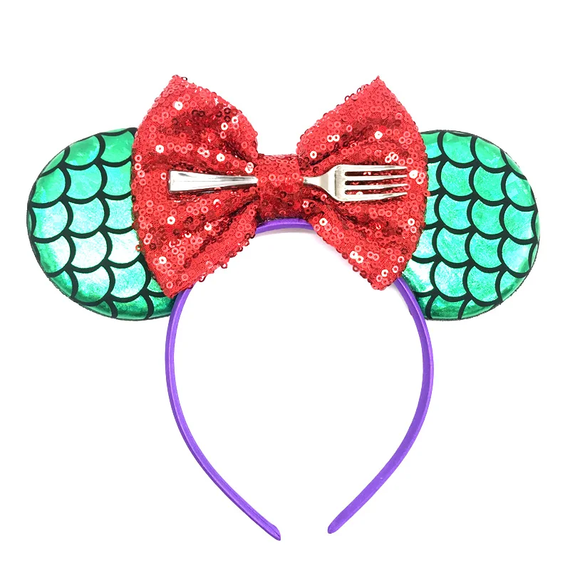 G Disney/ милые банты для девочек, повязка на голову, уши, аксессуары для волос, детские женские головные аксессуары, головной убор, повязка для волос, праздничные Вечерние - Цвет: G