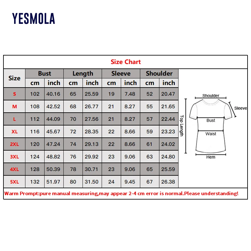 

YESMOLA Men T-shirt Plain Casual Lifestyle T-shirt Cotton Male Streetwear Hip-hop Tops Bodybuilding and Fitness Oversized TShirt