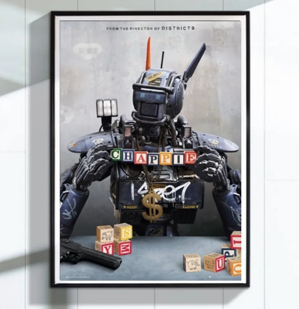 Винтажная декоративная пленка Chappie Последняя надежды не человека настенные