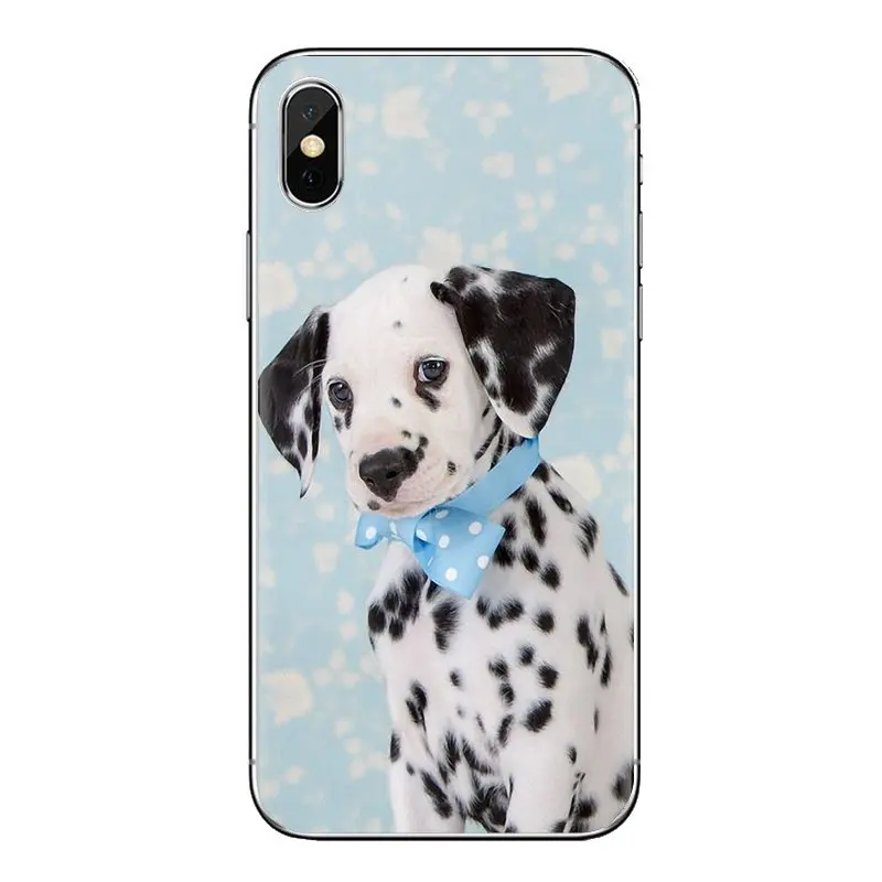 For iPod Touch Apple iPhone 11 Pro 4 4S 5 5S SE 5C 6 6S 7 8 X XR XS Plus Max Silicone Phone Cover Bag Baby Dalmatian puppies Dog |