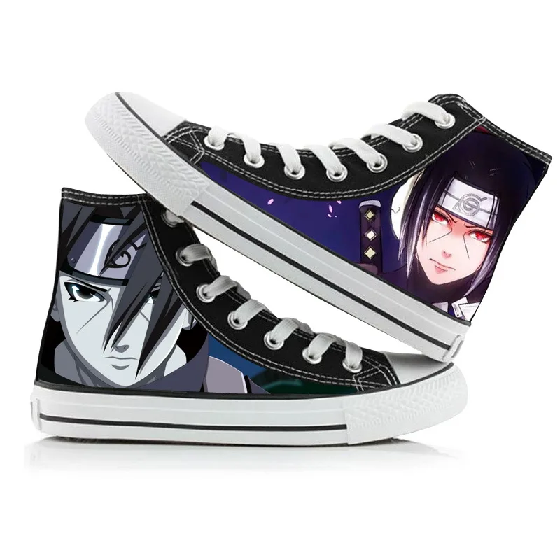 Аниме Ниндзя Учиха Саске хатакэ Какаси косплей обувь с мультяшным принтом gaobang