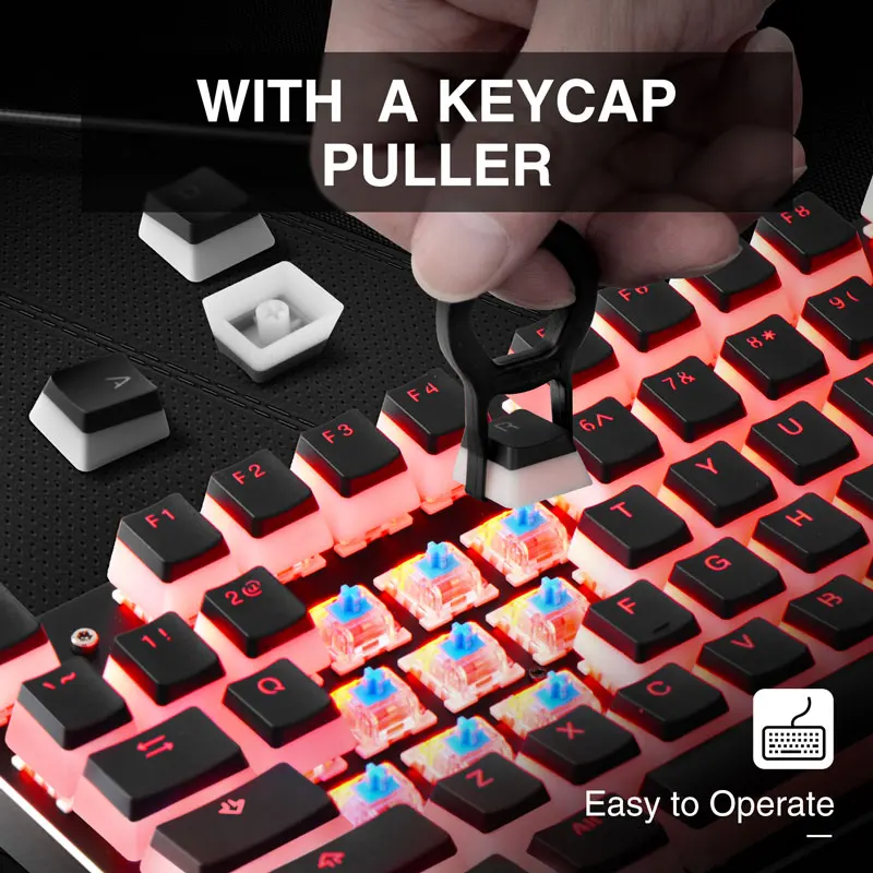 Havit PBT Pudding Keycaps для механической клавиатуры с двойной подсветкой пульверизатором
