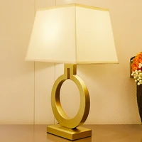 vintage table lamp high quality decorative table lamp gold nordic bedroom bedside led light dining table lamp
