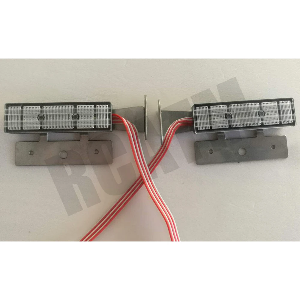 1 пара металлических светоди