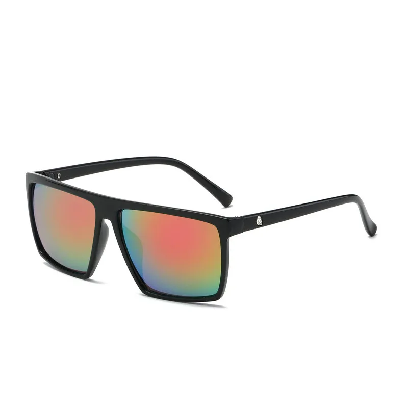 Квадратные Солнцезащитные очки для мужчин и женщин мужские хромированные линзы