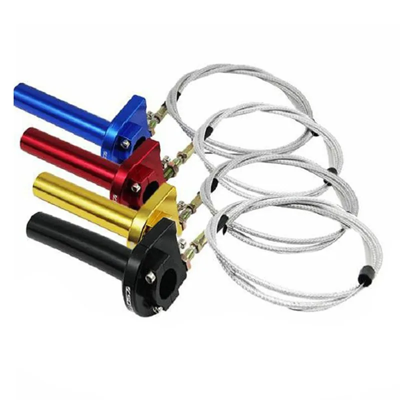 

Settle Twist Throttle Grips Clamp Aluminum With Throttle Cable For Motorcycle Pit Dirt Bike Motocross ATV Offroad