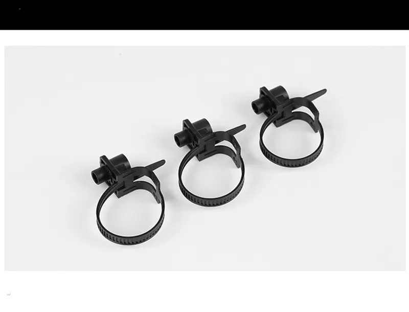 50 шт. нейлоновый черный автомобильный Автомобильный кабельный ремень с зажимом