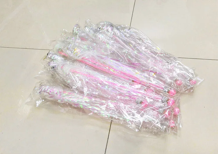 

Pet Toys Teasing Cute Fairy Wand Training Interactive Teaser Funny Cat Stick Tassels Bell Rod Party