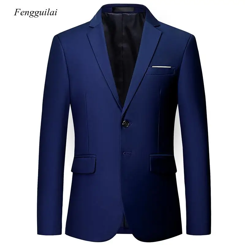 

Мужской высококачественный деловой облегающий классический блейзер на заказ/Разноцветный мужской Костюмный пиджак для жениха, свадебный ...