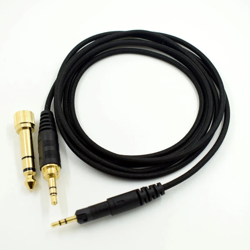 Подходит для Sennheiser HD518 HD598 HD595 ATH-M50X M40 бескислородный медный плетеный кабель