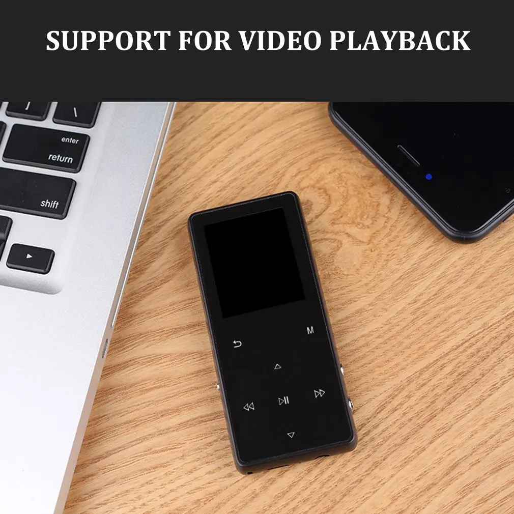 Роскошный Металлический MP4 плеер Bluetooth портативный тонкий MP3 медиа 1 8 дюймов ГБ/16