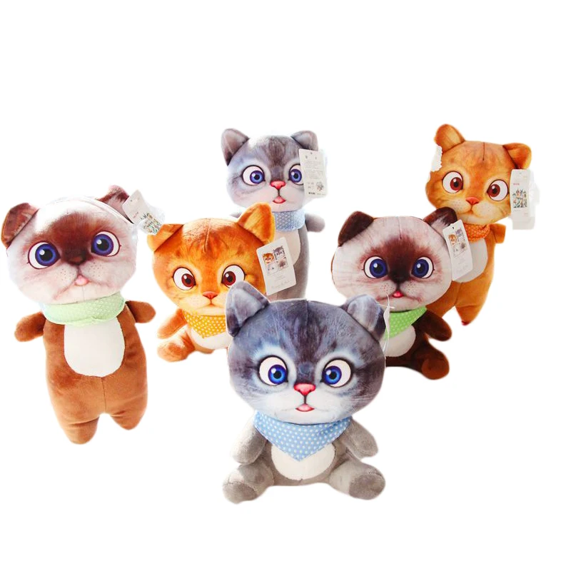 Нежная имитация кошечка милые плюшевые куклы маленькая кукла Китти детский