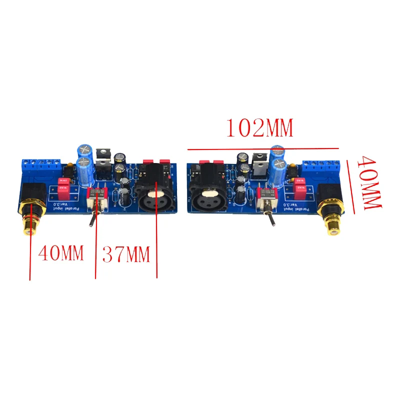 Lusya SSM2141 сбалансированный XLR сигнал к несбалансированному RCA одноконцевой