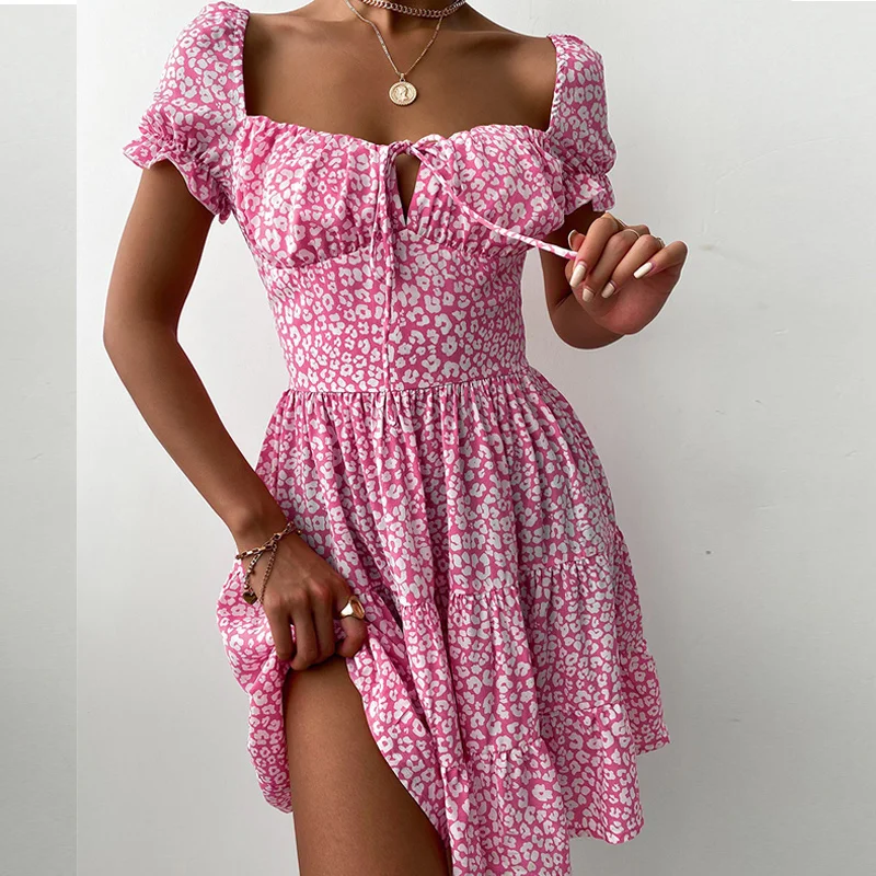 

Платье женское Облегающее с низким вырезом и поясом, в европейском, американском и французском стиле