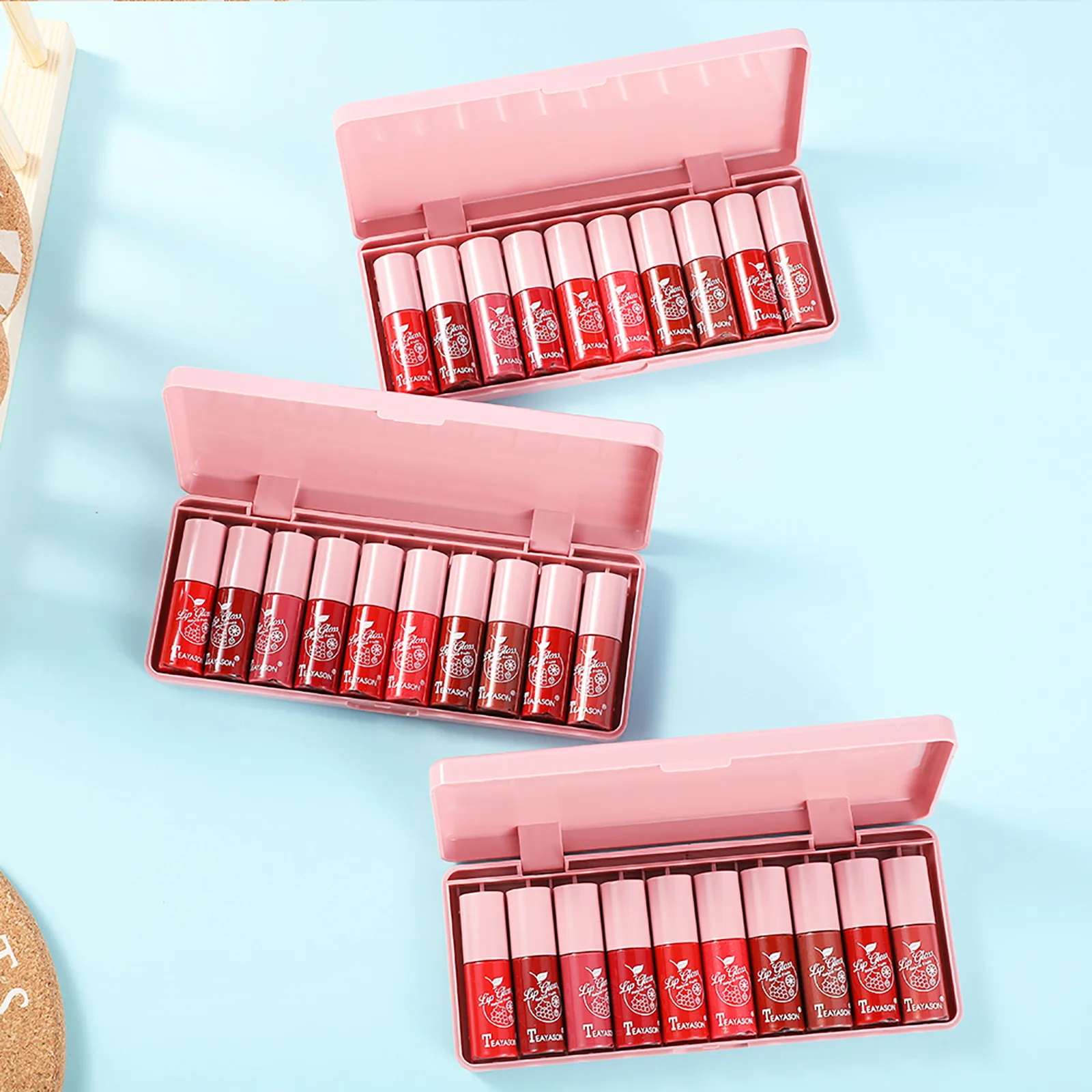 

Transparent Lip Gloss Shimmer Liquid Lipstick Lip Tint Moisturizing Shiny 3ml