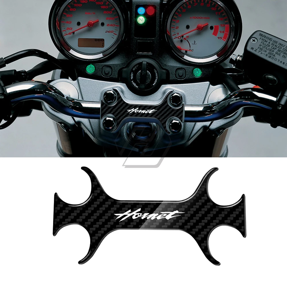 For Honda Hornet 600 Uo To 2004 3D Carbon-look Upper Triple Yoke Defender | Decals &amp Stickers