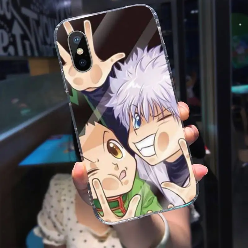 

Hunter X Hunter Killua Zaoldyeck Phone Case Transparent for iPhone 11 12 mini pro XS MAX 8 7 6 6S Plus X 5S SE 2020 XR