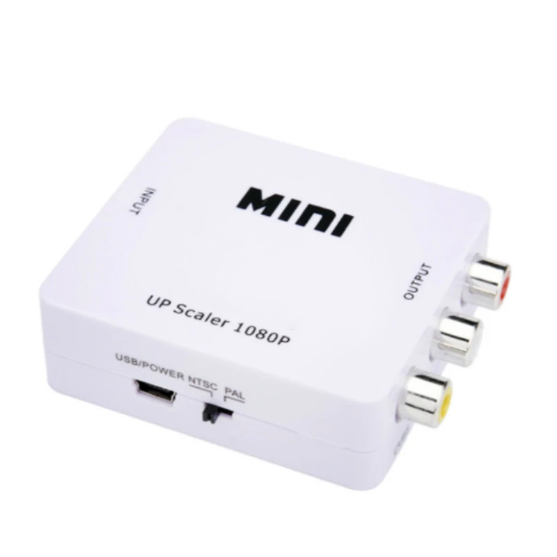 Адаптер 1080P HDMI-совместимый с RCA AV/CVSB L/R видеопреобразователь 2 AV адаптер конвертер