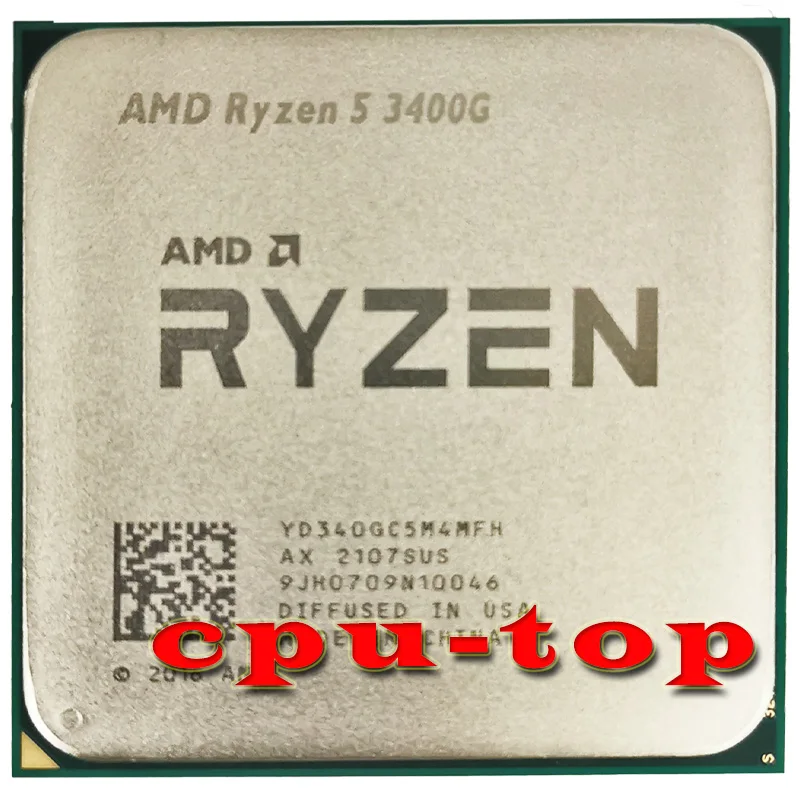 AMD Ryzen 5 3400G 3 7 ГГц четырехъядерный восьмипоточный процессор 65 Вт YD3400C5M4MFH разъем