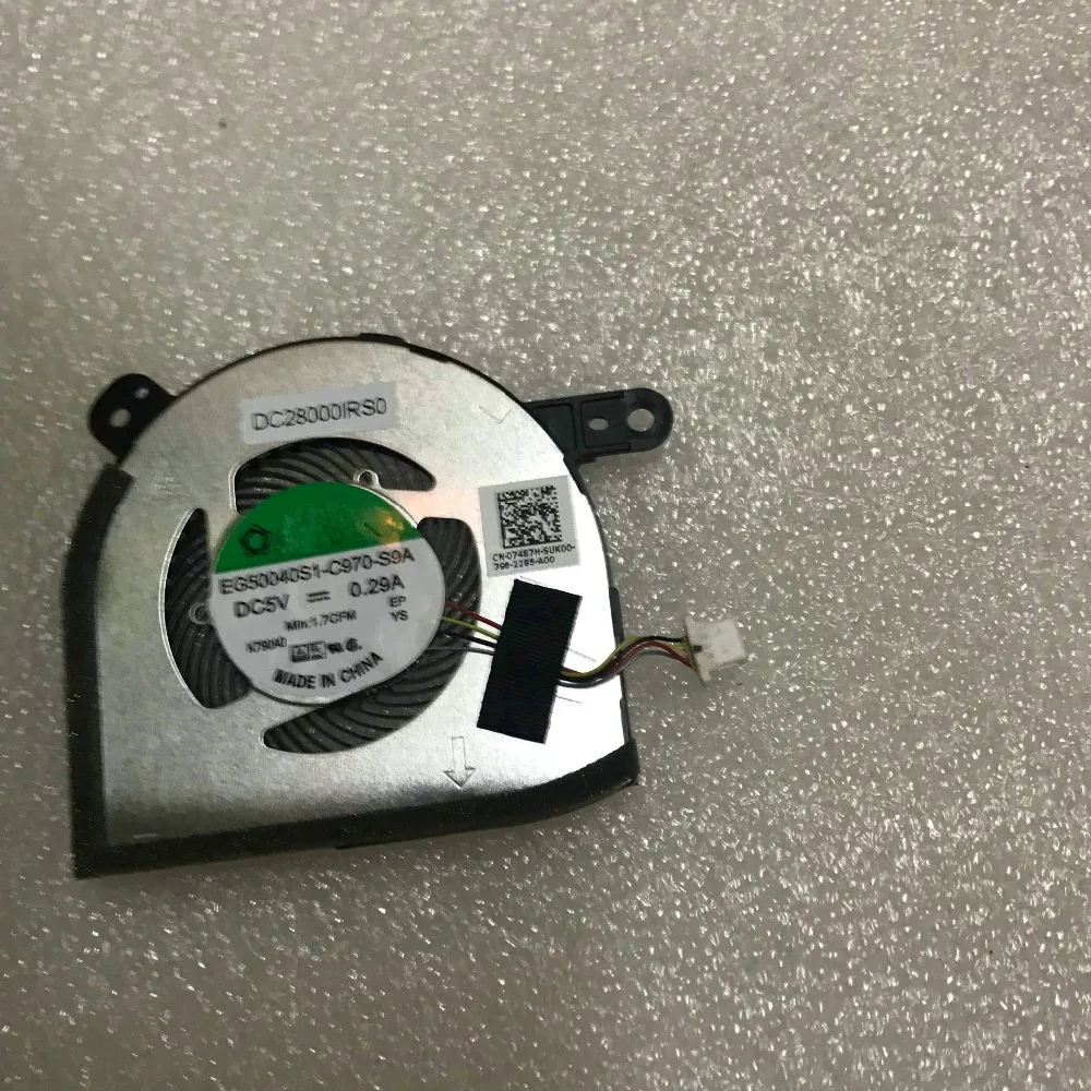 

original for Dell Latitude E5285 5285 fan cpu cooler 07487H 7487H cn-07487H