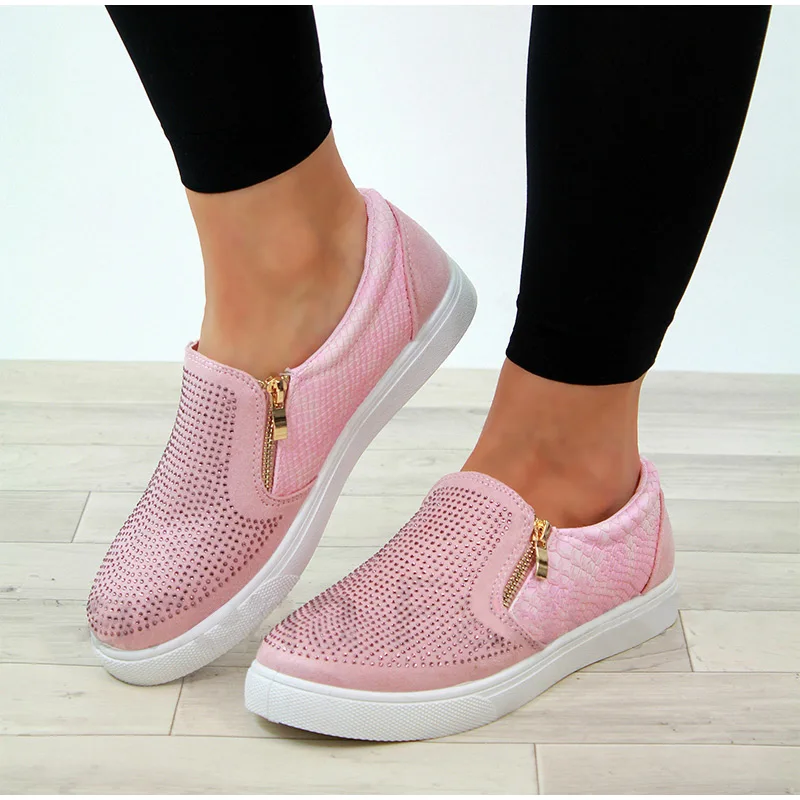 

Women's Loafers Flat Shoes Women Ladies Slip On Shoes Fashion Female Woman 2021 Glitter Dames Schoenen Zapatos Moccasins Mujer