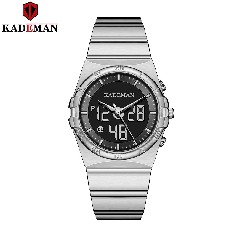 K9079G KADEMAN 2020 New Arrived Mens Watches TOP Luxury Brand Business Male Wristwatches Fashion Sport LED Digital Quartz Casual