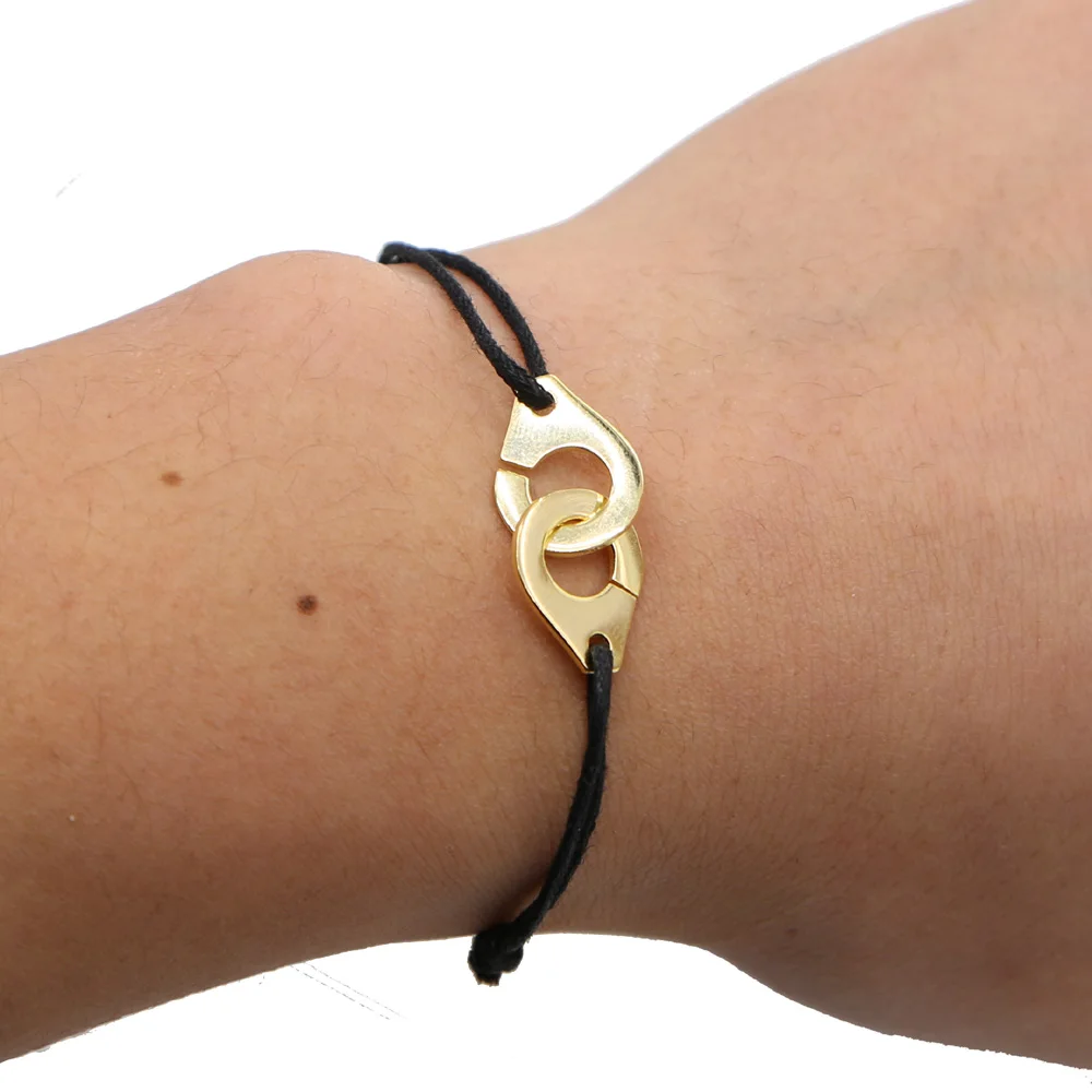 Простая тонкая красная черная шнуровка с серебром 925 пробы круглым сердцем