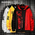 Мужская Спортивная толстовка с капюшоном, новые весенне-осенние толстовки, Повседневная Уличная одежда с принтом, мужские модные толстовки с вышивкой в стиле Харадзюку, 2022