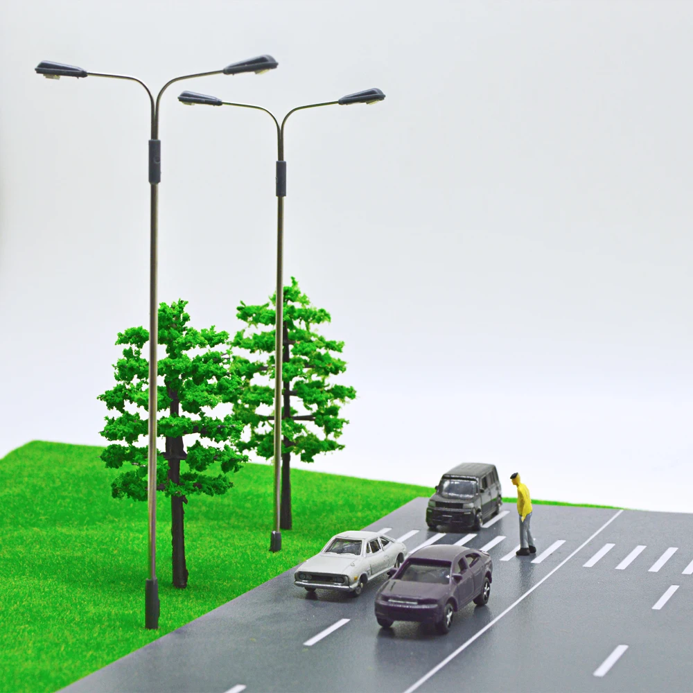 Diorama 1:75-200 миниатюрный уличный светильник led 3v Модель Железнодорожный поезд макет