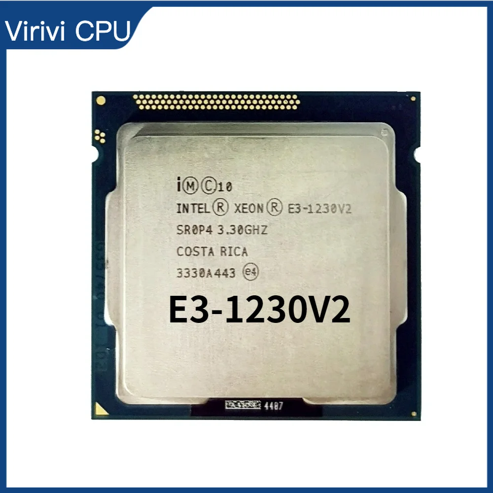 

Intel Xeon E3-1230 v2 E3 1230v2 E3 1230 v2 3.3 GHz Quad-Core CPU Processor 8M 69W LGA 1155