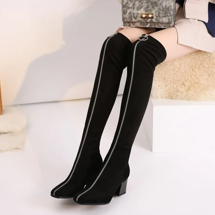 Tanariya/Новое поступление обуви женские сапоги Сапоги выше колена новые зимние