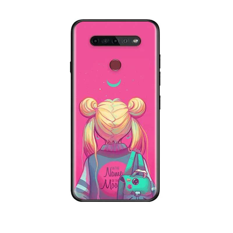 

Anime Girl Sailor Moon For LG G8 V30 V35 V40 V50 V60 Q60 K40S K50S K41S K51S K61 K71 K22 ThinQ 5G Phone Case